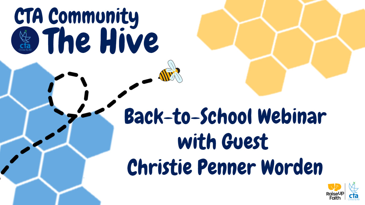 Banner advertising the Back to School Webinar with Christie Penner Worden