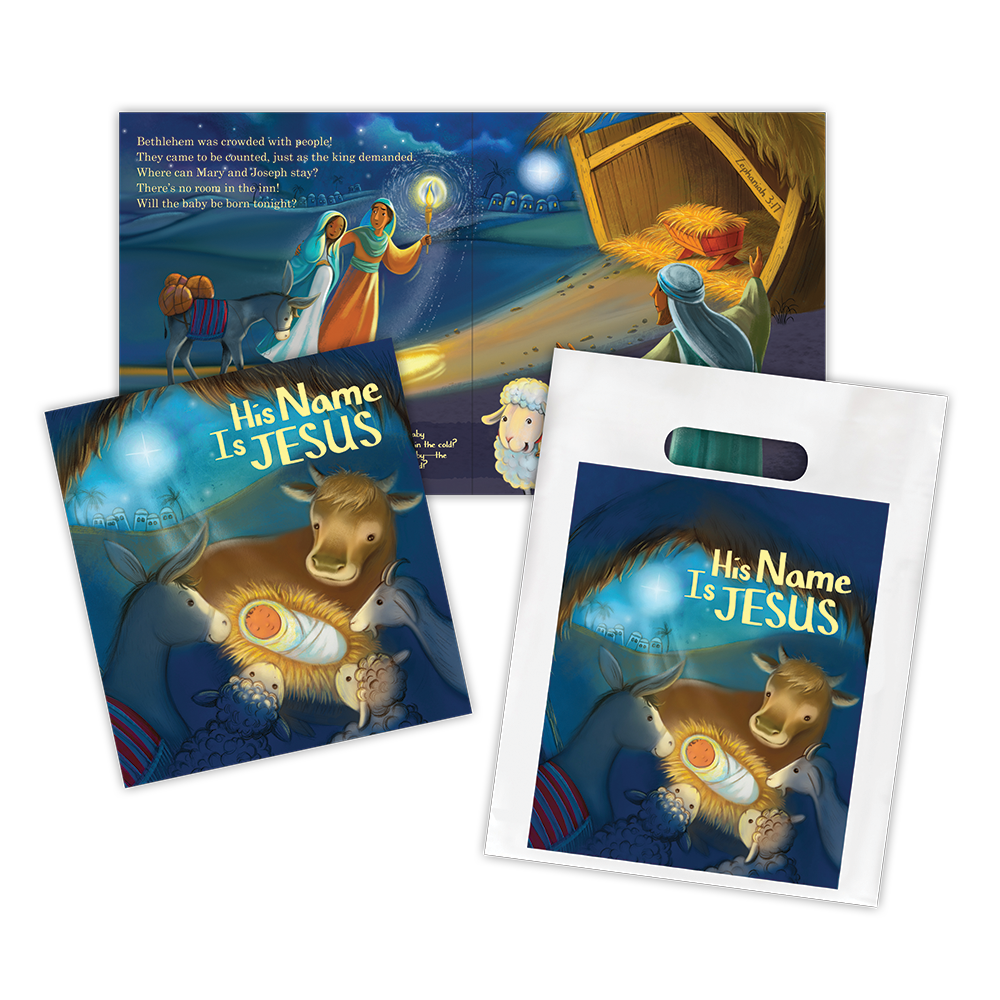 His Name Is Jesus Christmas Book &amp; Goodie Bag