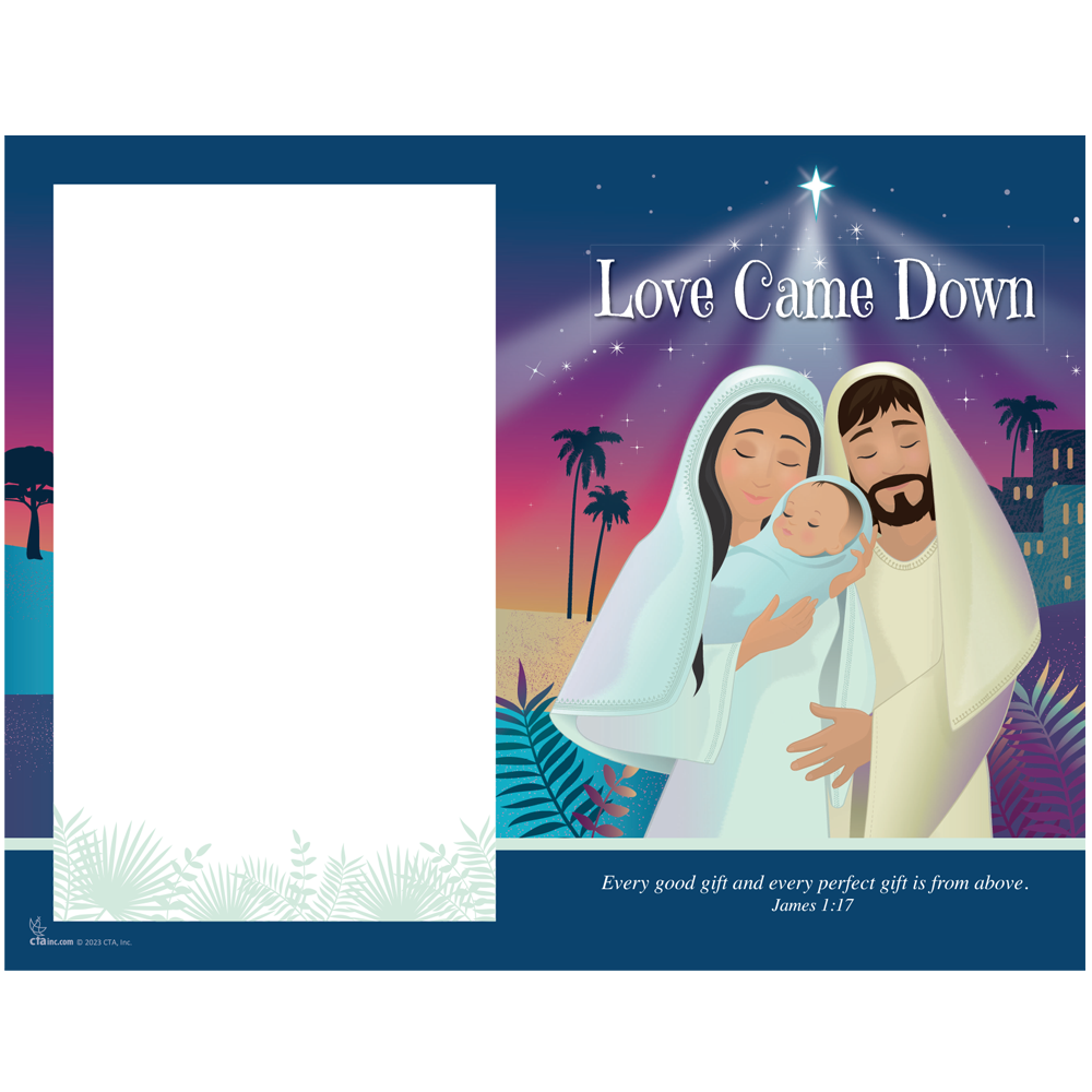 Love Came Down Free Church Christmas Bulletin Cover love-came-down-free-church-christmas-bulletin-cover