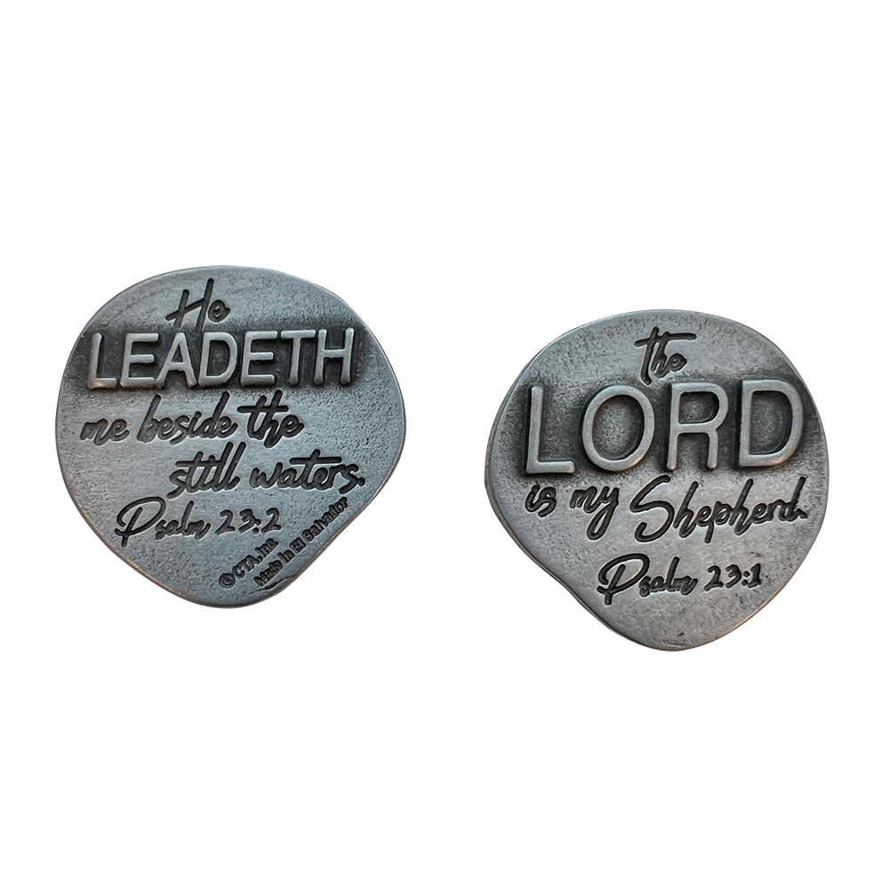 Psalm 23 Faith Token Or Pocket Coin psalm-23-faith-token-or-pocket-coin