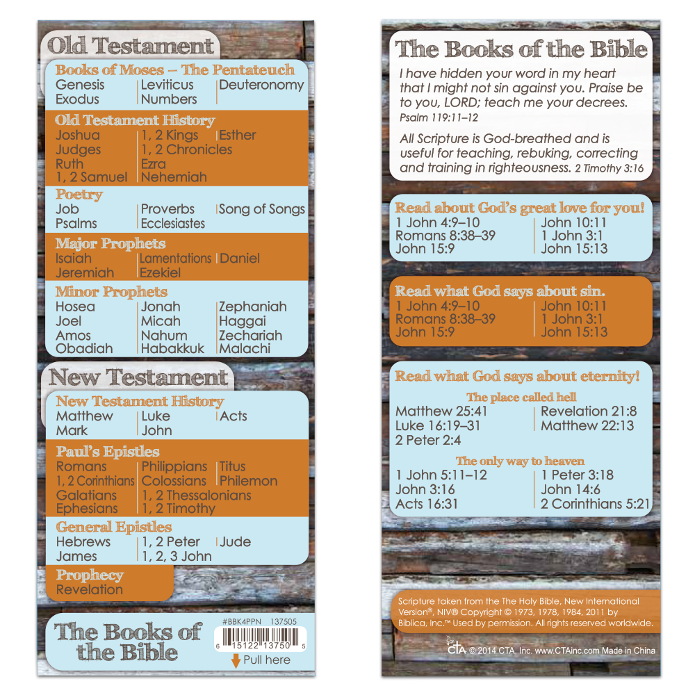 Pull-Out Banner Pen - Books of the Bible