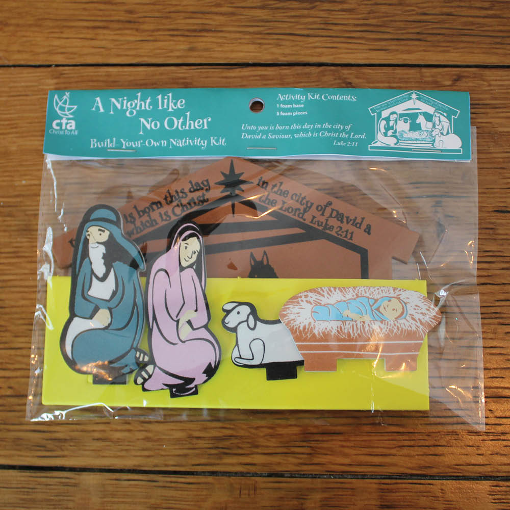 A Night Like No Other Foam Nativity Activity Craft in Package