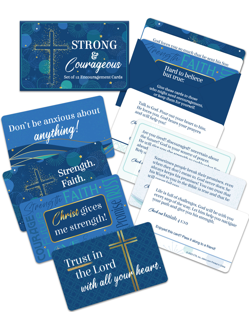 Cards of Encouragement - Strong & Courageous