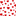Red hearts on a white background