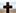 A brown cross in front of a blurred background