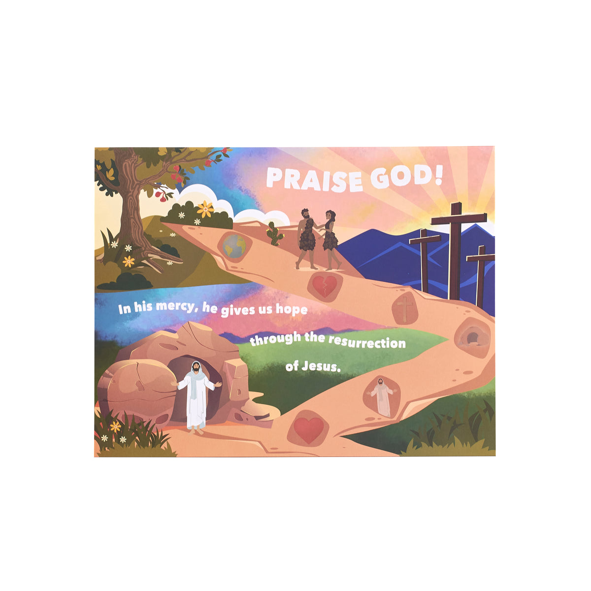 Journey-to-Easter Weekly Sticker Activity