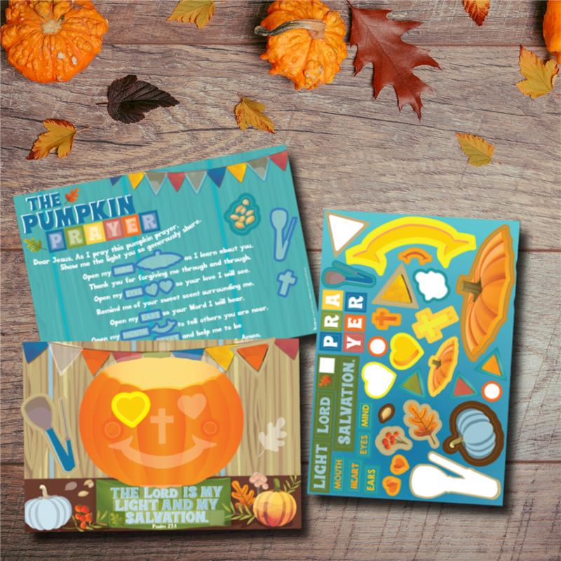 Sticker Activity - Pumpkin Prayer