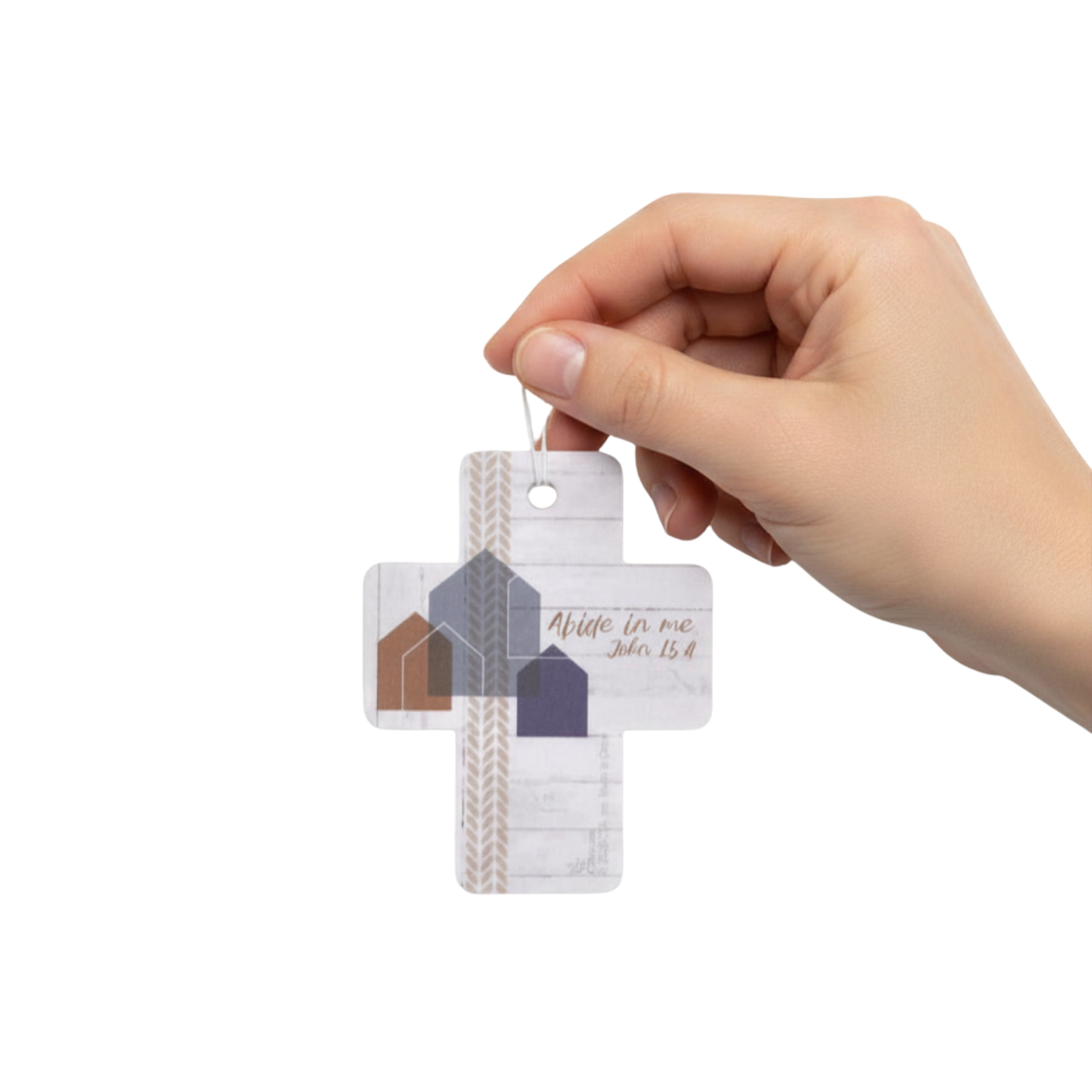 Auto Air Freshener - Abide with Me (flags)