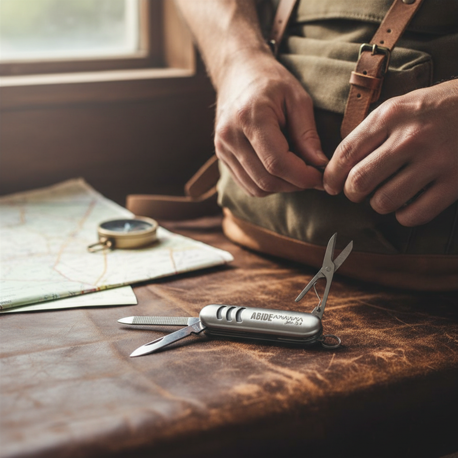 Multi-Tool Knife & Card - Abide with Me