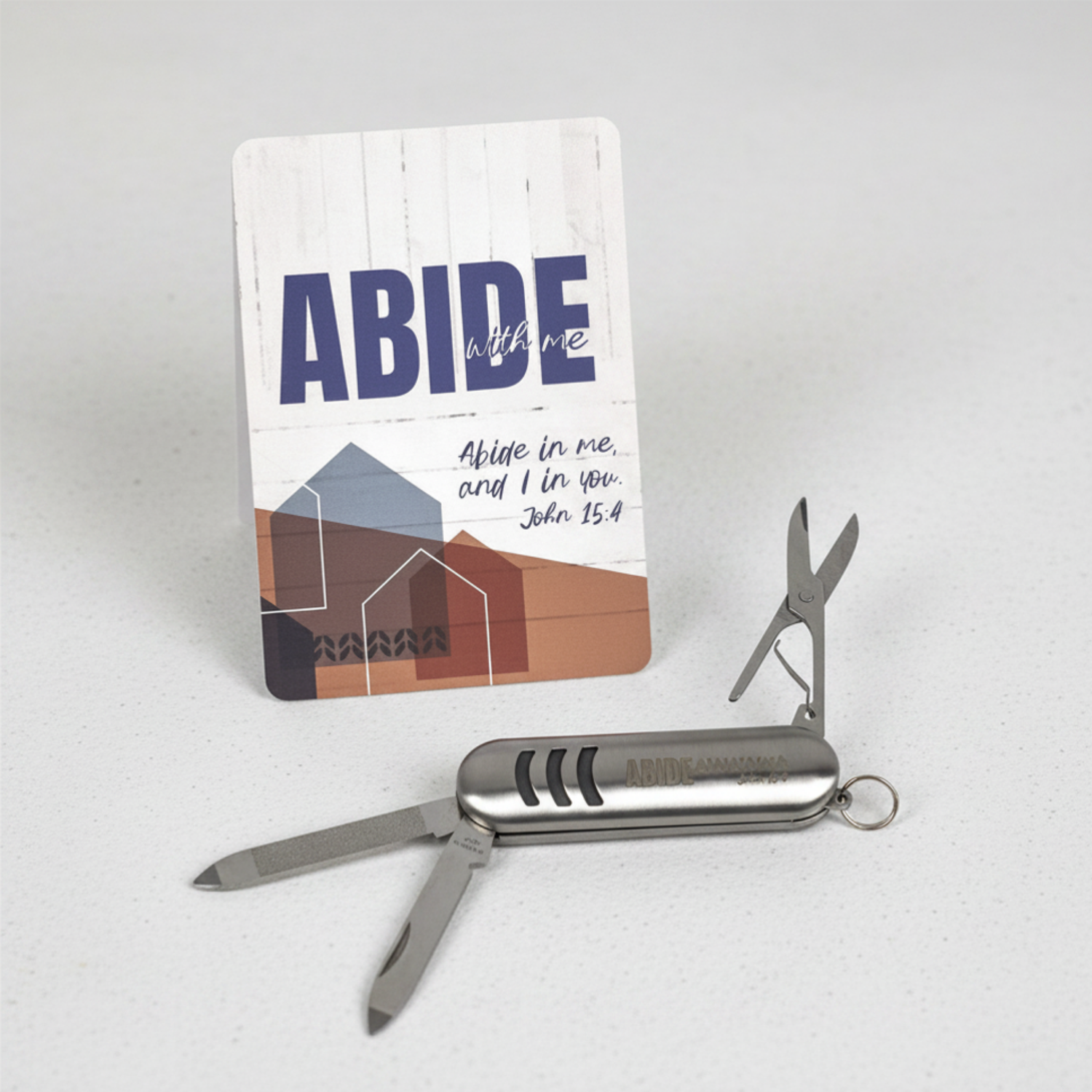 Multi-Tool Knife & Card - Abide with Me