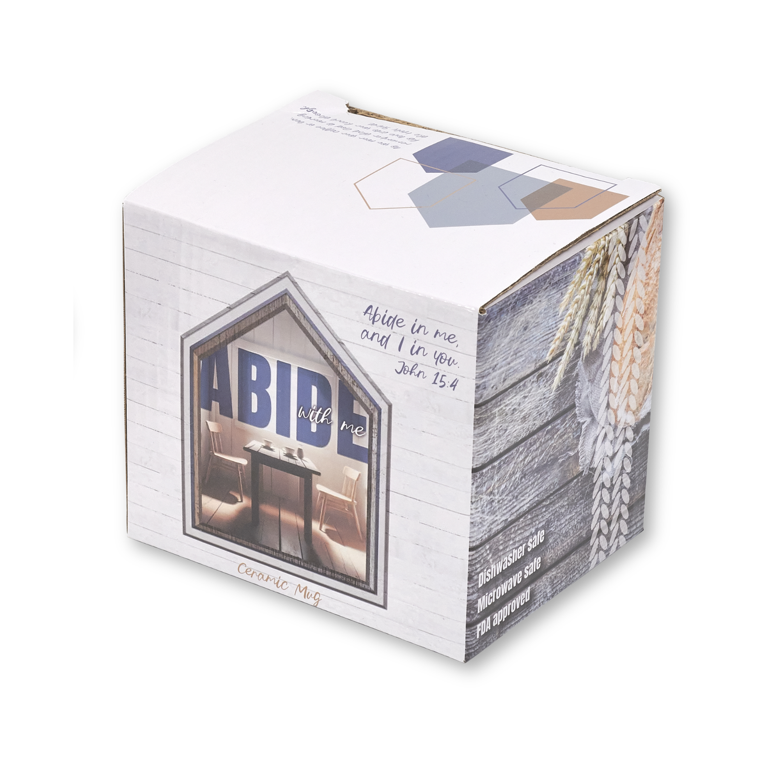 Ceramic Mug in Gift Box - Abide with Me