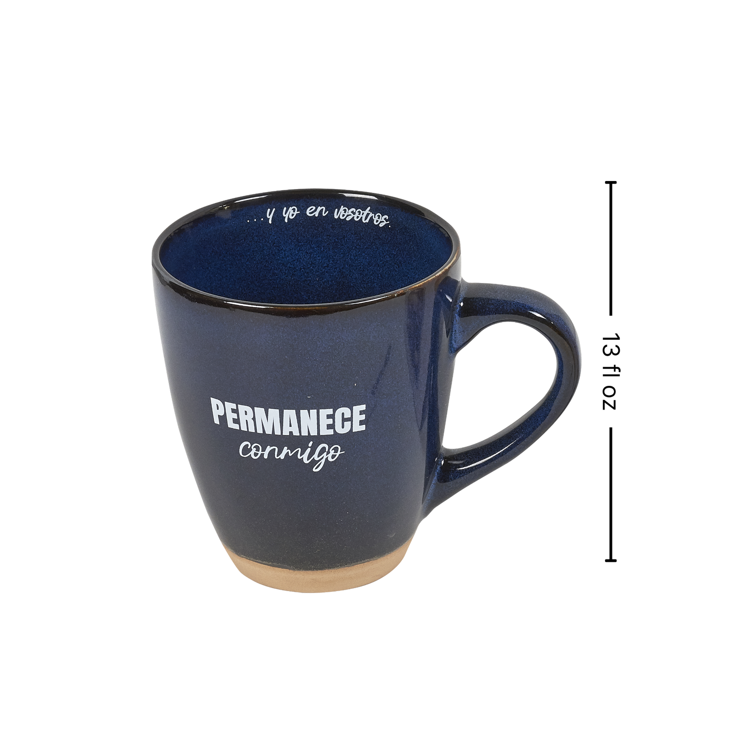 13oz Ceramic Mug in Gift Box - SPANISH - Abide with Me
