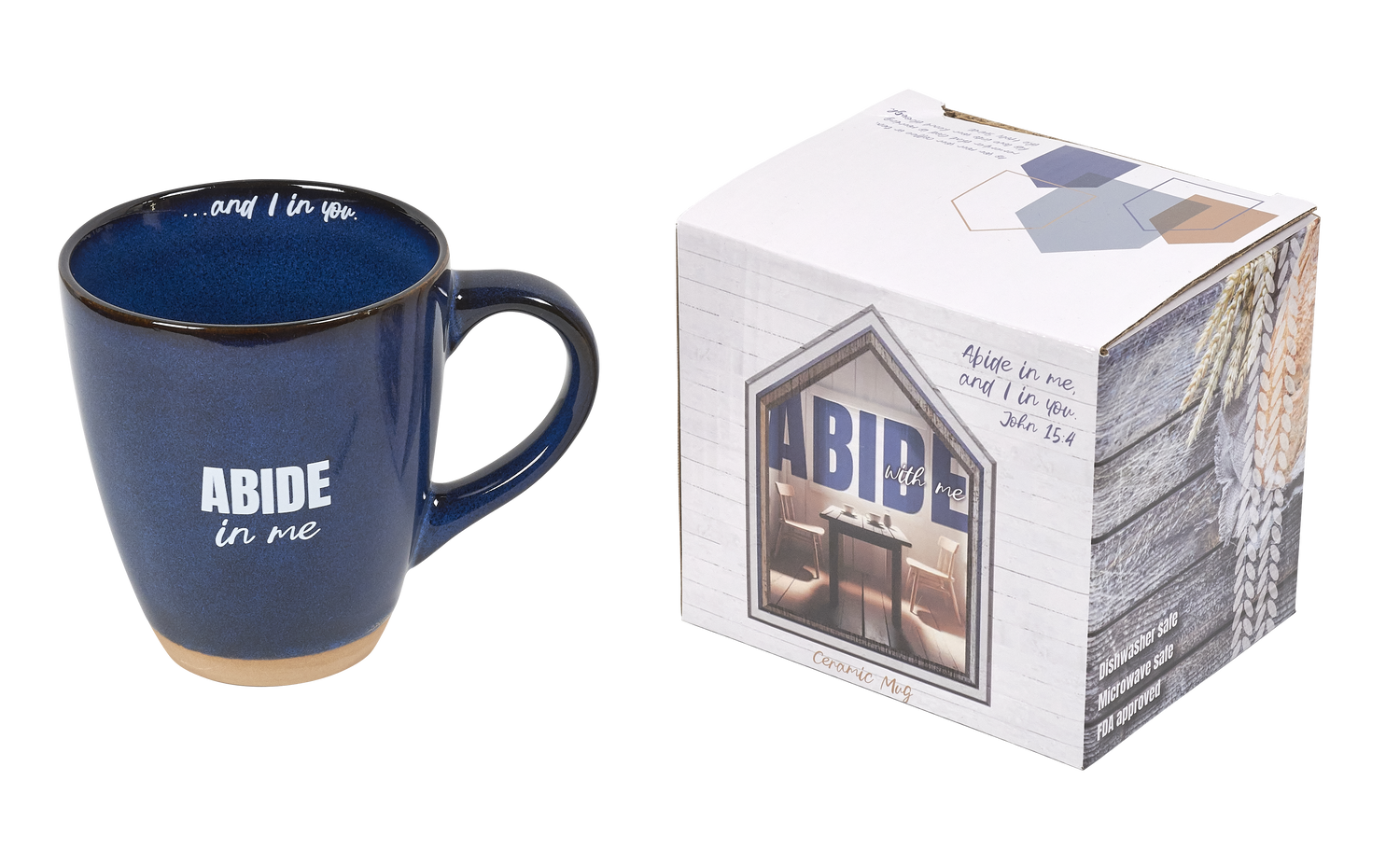 Abide in me Ceramic Mug & Gift Box