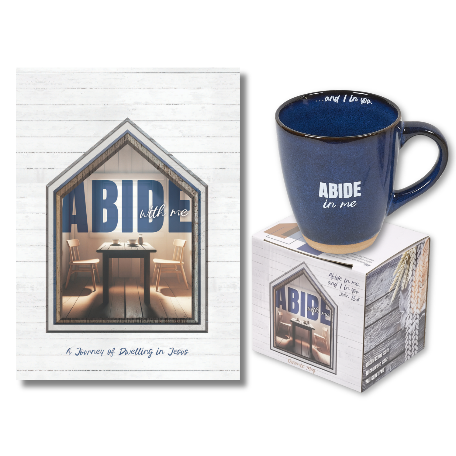 Devotion Book & Mug Gift Set - Abide with Me