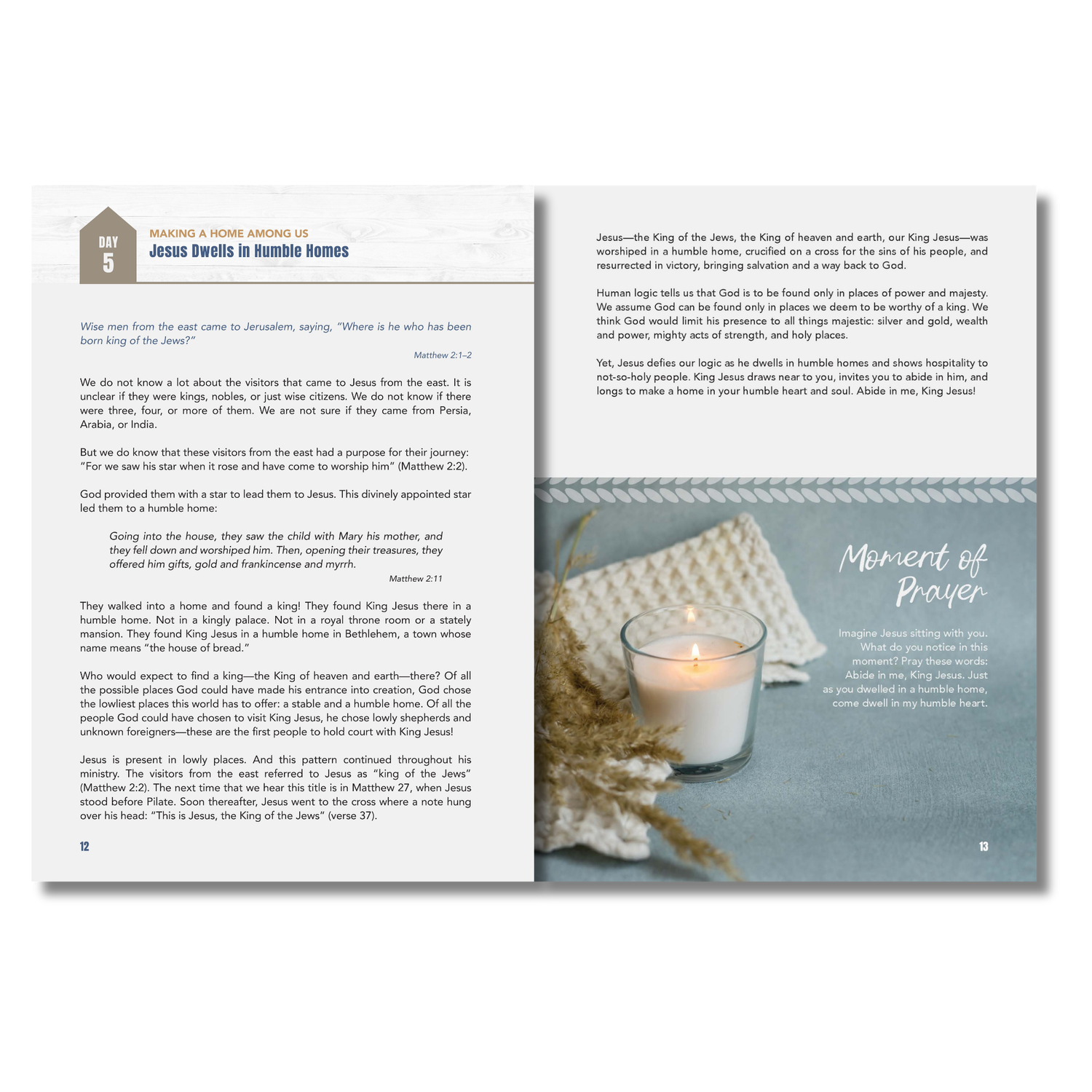 Devotion Book & Mug Gift Set - Abide with Me