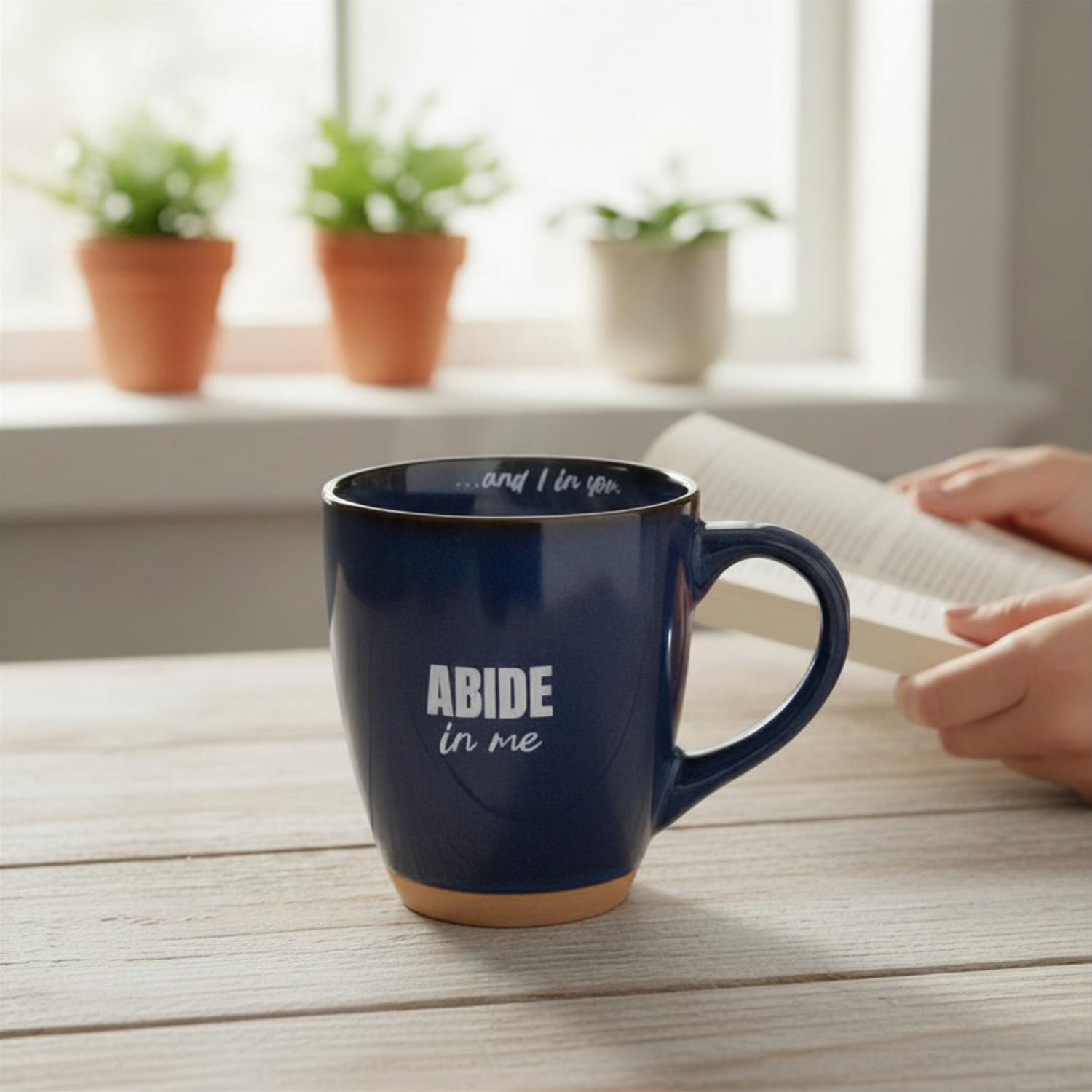 KJV Devotion Book & Mug Gift Set - Abide with Me