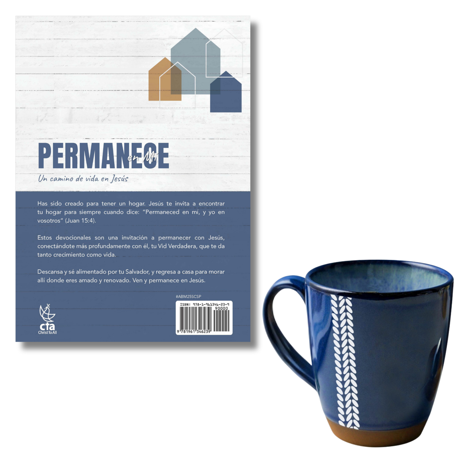 SPANISH Devotion Book & Mug Gift Set - Abide with Me