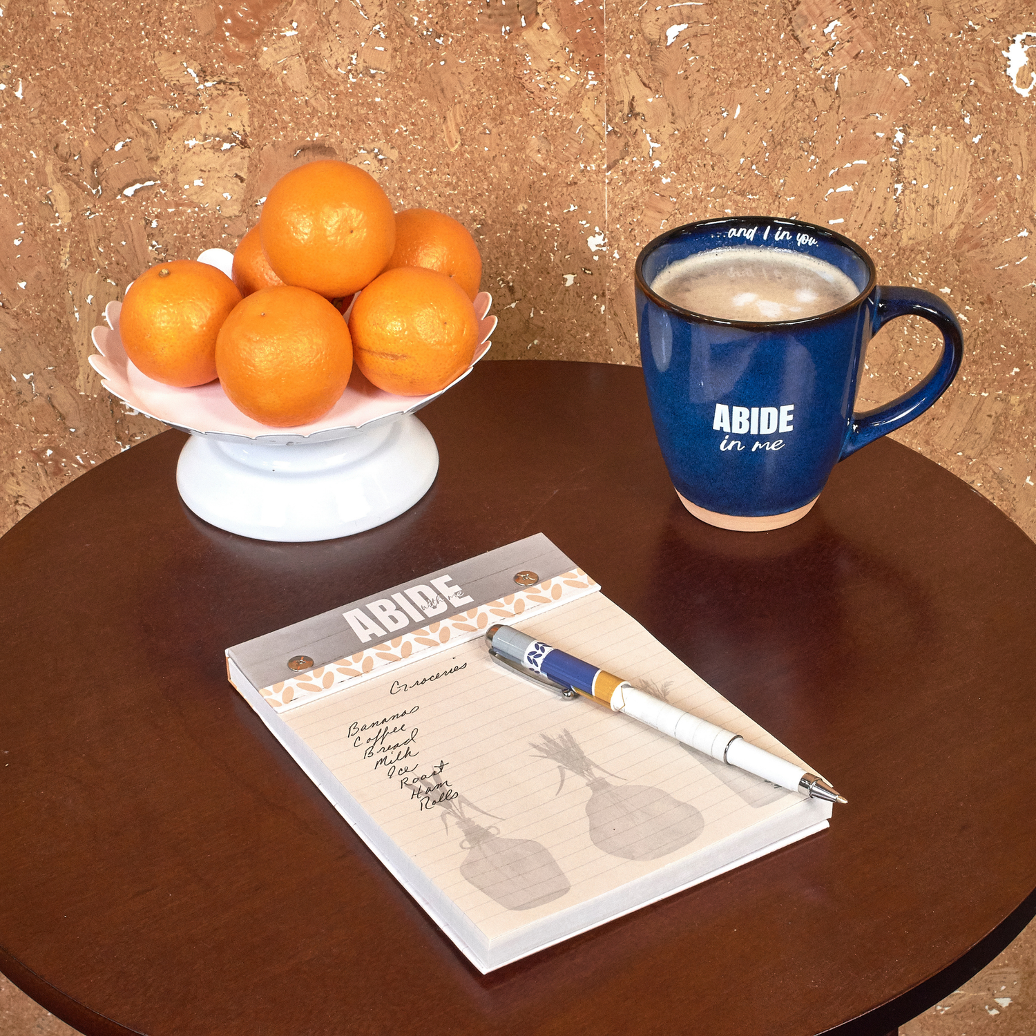 Giftable Desk Notepad - Abide with Me