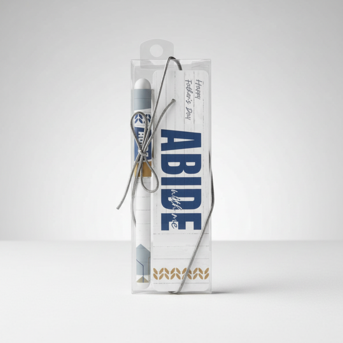 WRAPPED & READY® Bookmark & Pen Gift Set - KJV - Happy Father's Day - Abide with Me