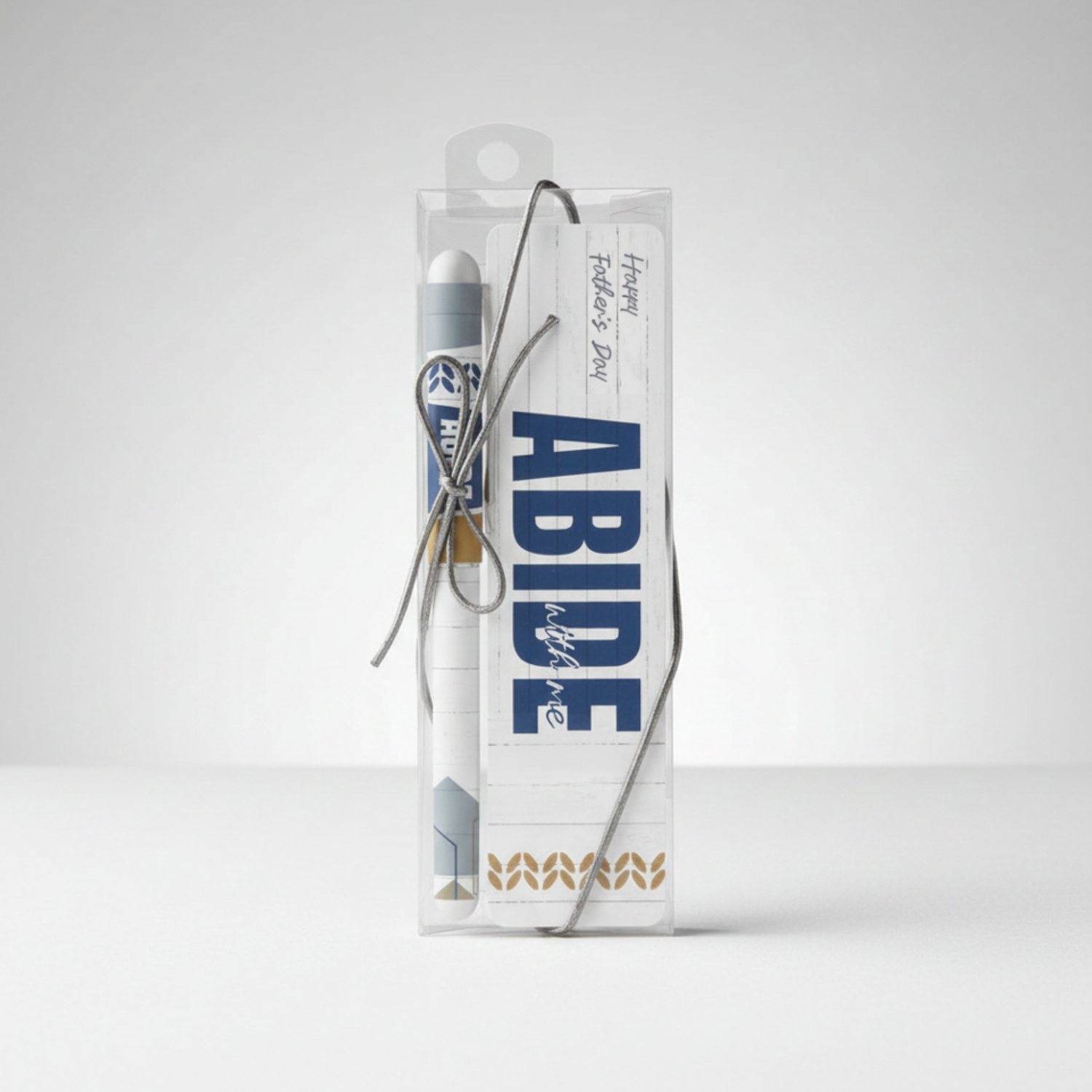 Father's Day Bookmark & Pen Gift Set - Abide with Me