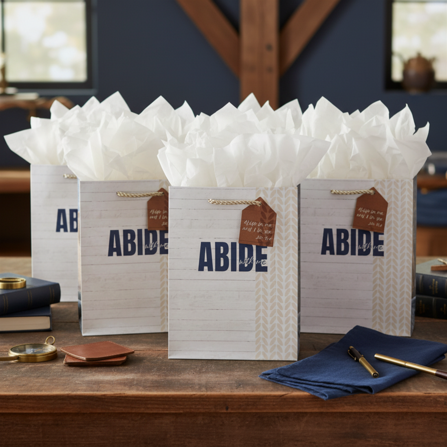 Gift Bag & Tag - Abide with Me