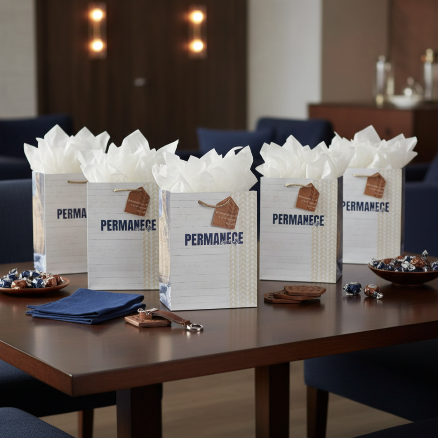 SPANISH Gift Bag & Tag - Abide with Me