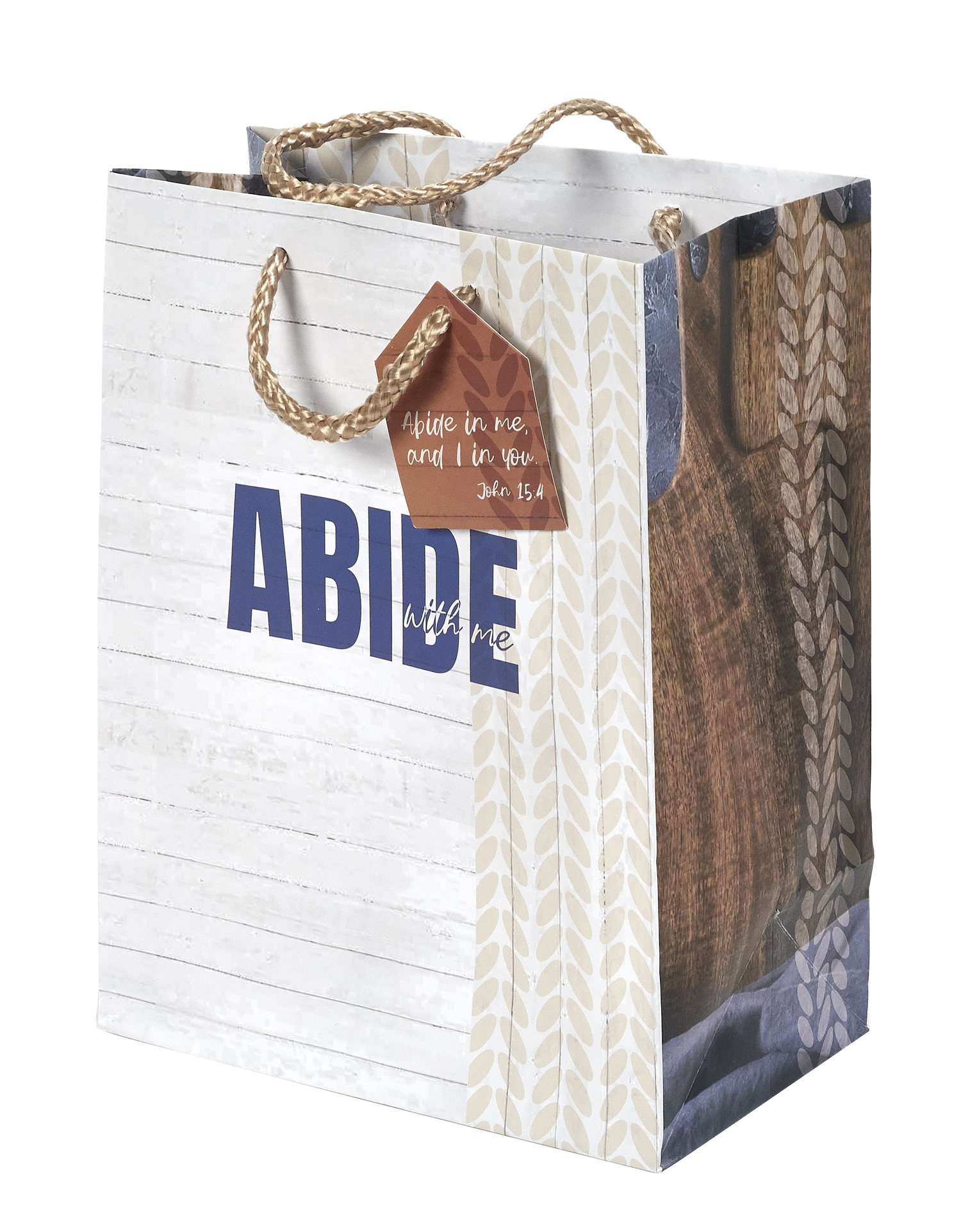 Abide with me gift bag and tag