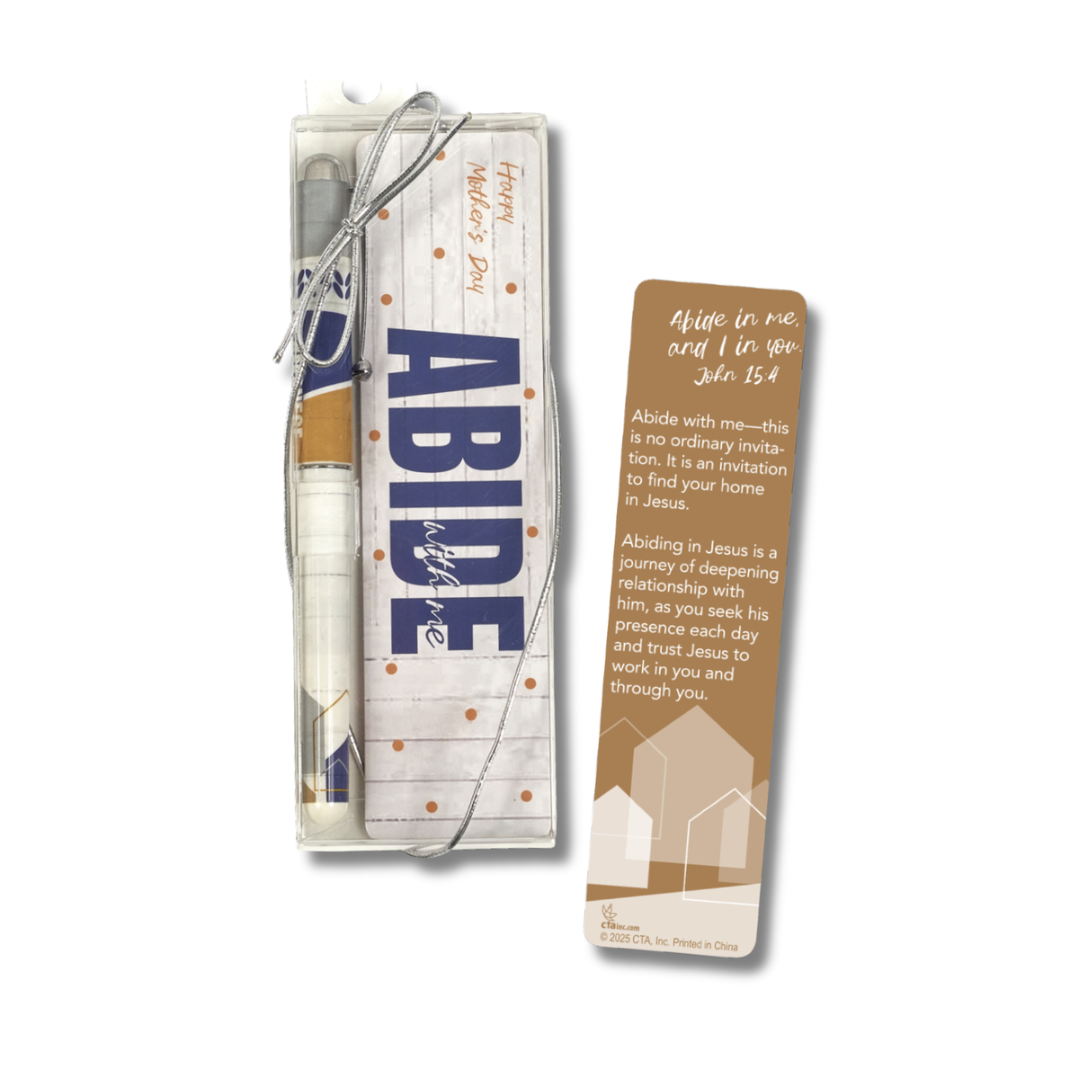 WRAPPED & READY® Bookmark & Pen Gift Set - KJV - Happy Mother's Day - Abide with Me