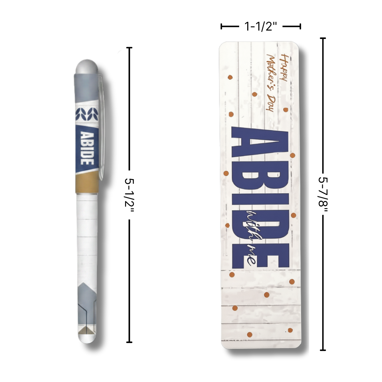 Happy Mother's Day Bookmark & Pen Gift Set - Abide with Me