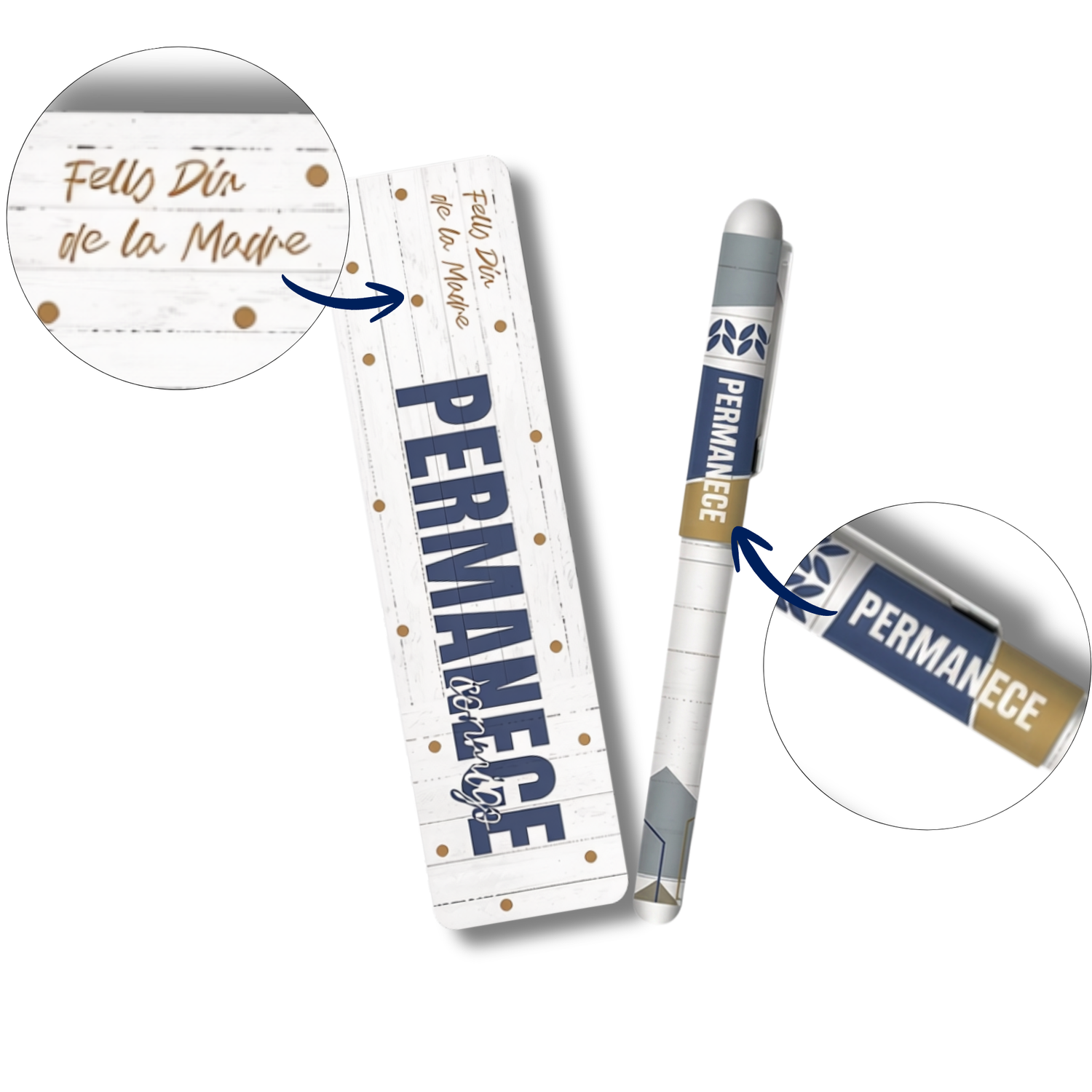 WRAPPED & READY® Bookmark & Pen Gift Set - SPANISH - Happy Mother's Day - Abide