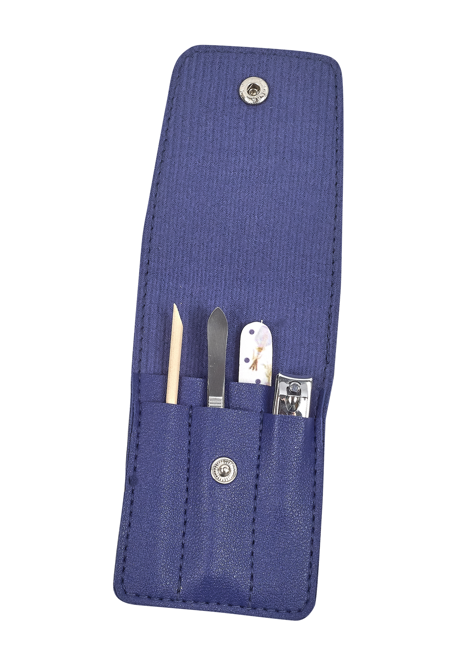 Abide with Me Manicure Set tools shown in case