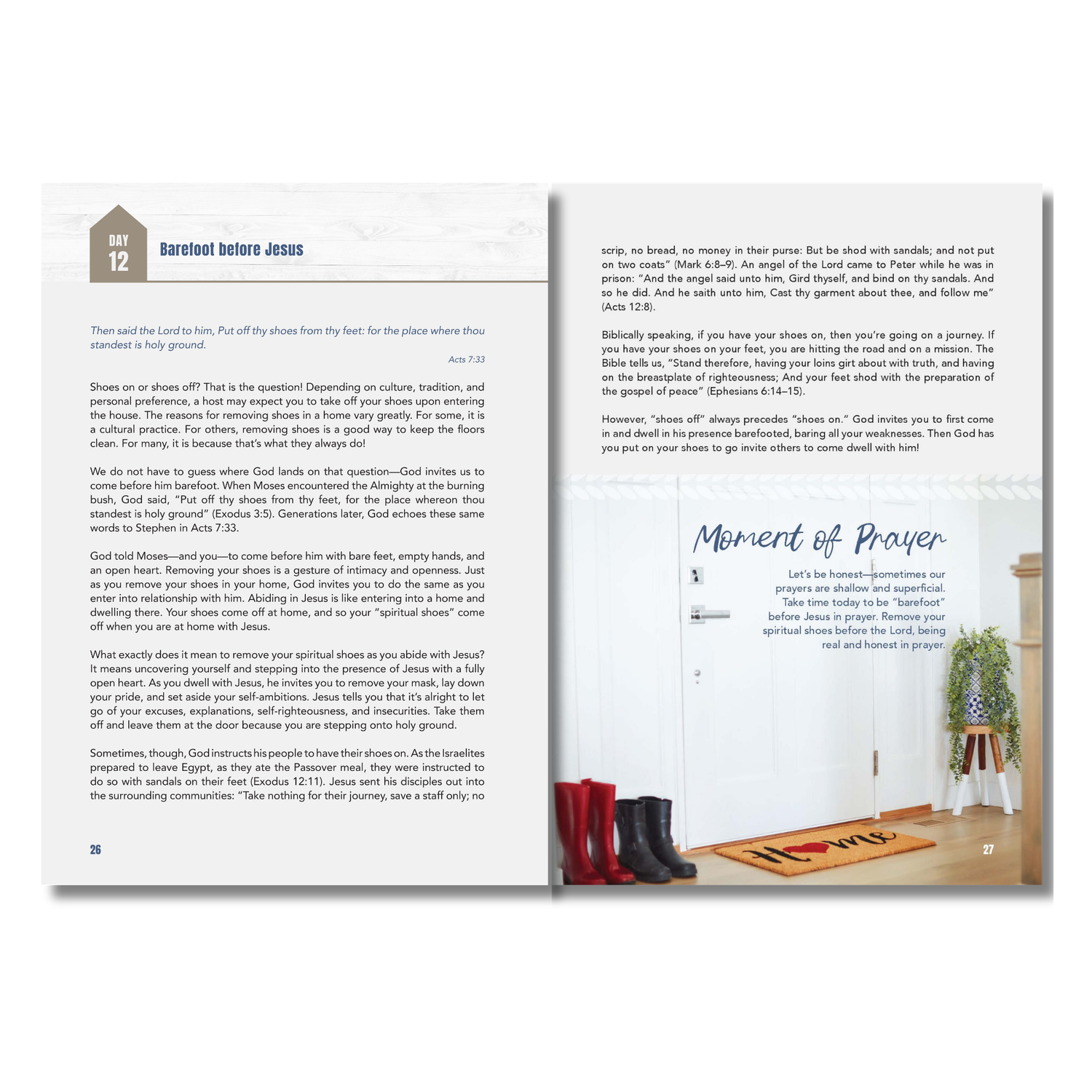 KJV Devotion Book - Abide with Me: A Journey of Dwelling in Jesus