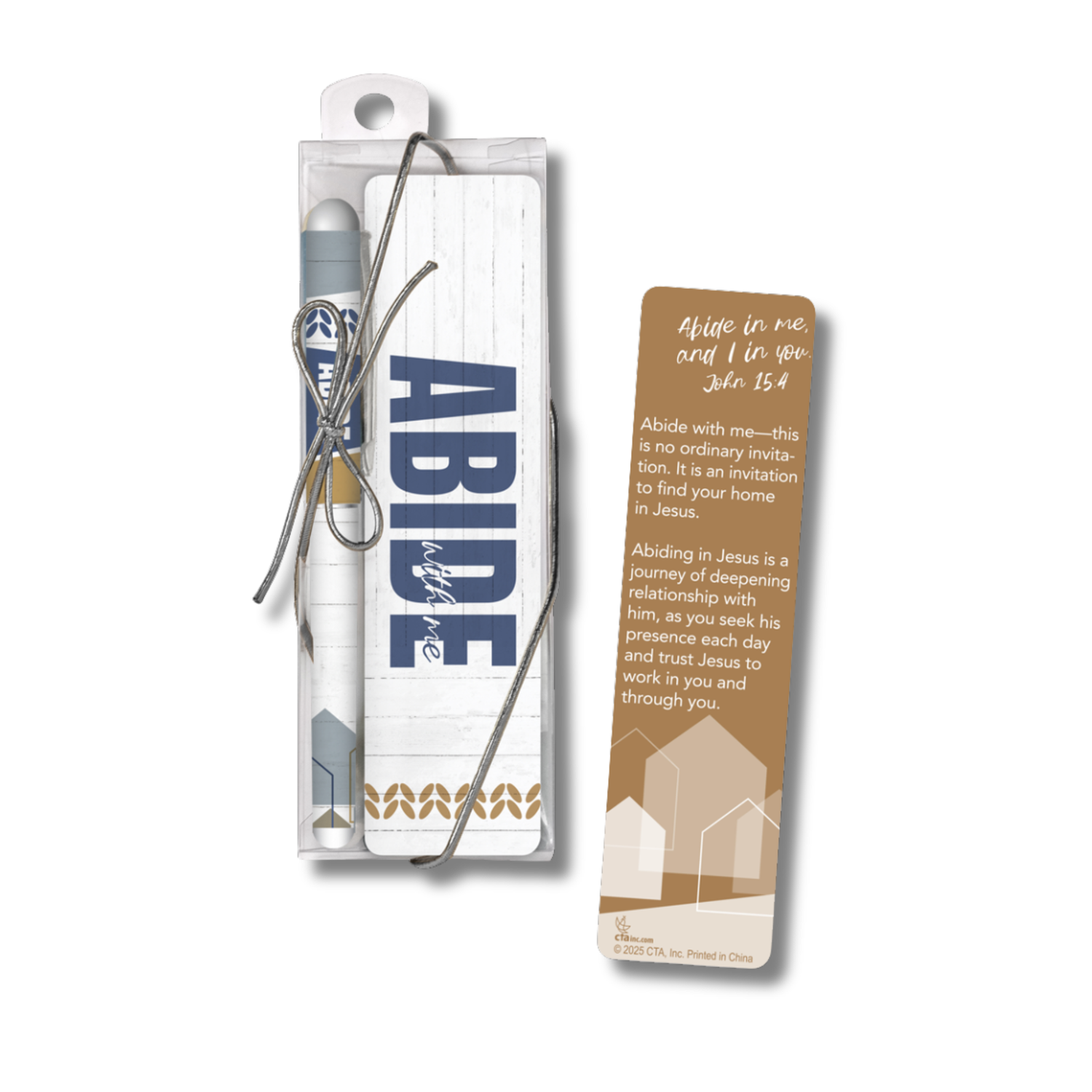 Bookmark & Pen Gift Set - Abide with Me