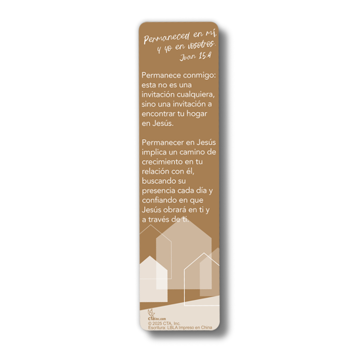 WRAPPED & READY® Bookmark & Pen Gift Set - SPANISH - Abide with Me