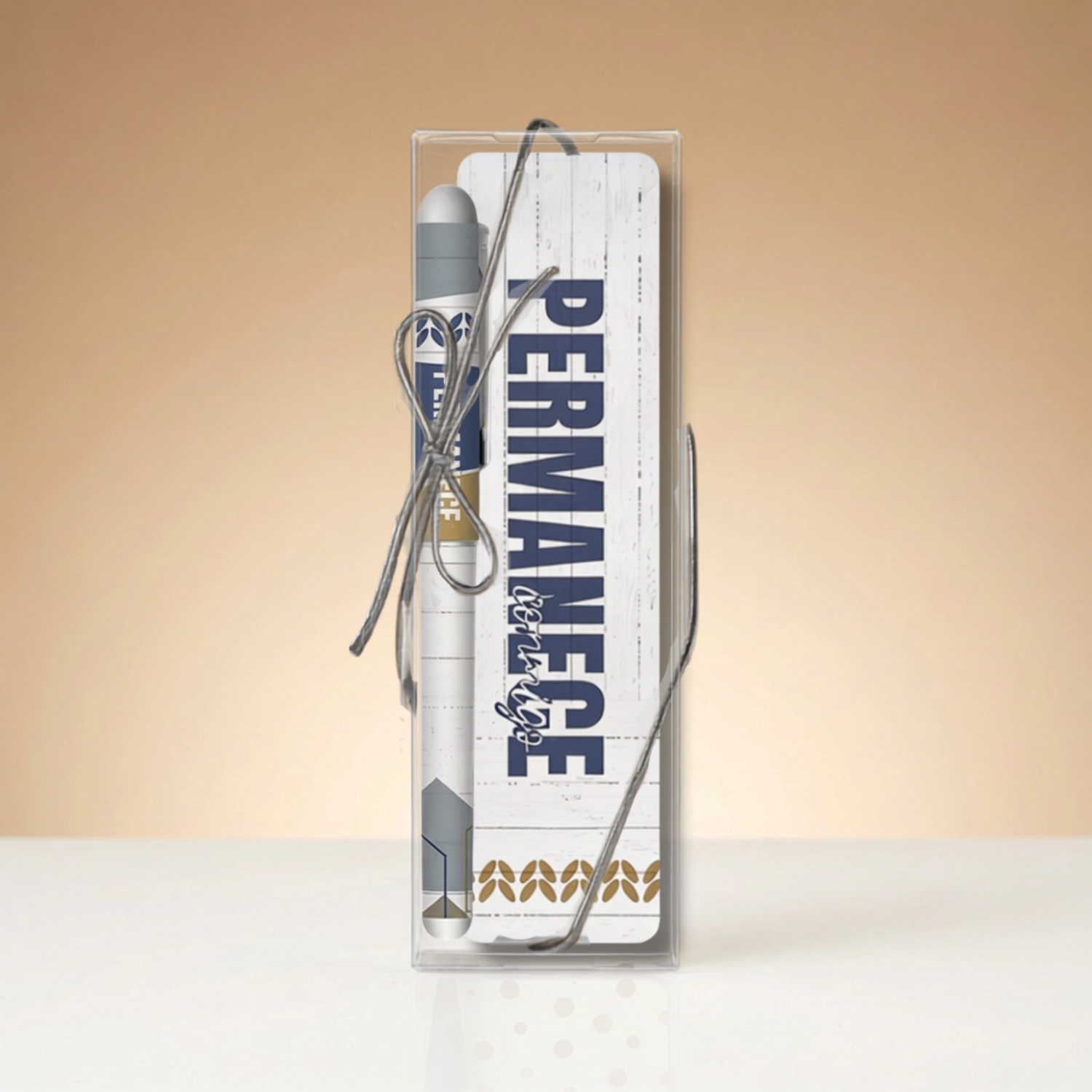 WRAPPED & READY® Bookmark & Pen Gift Set - SPANISH - Abide with Me