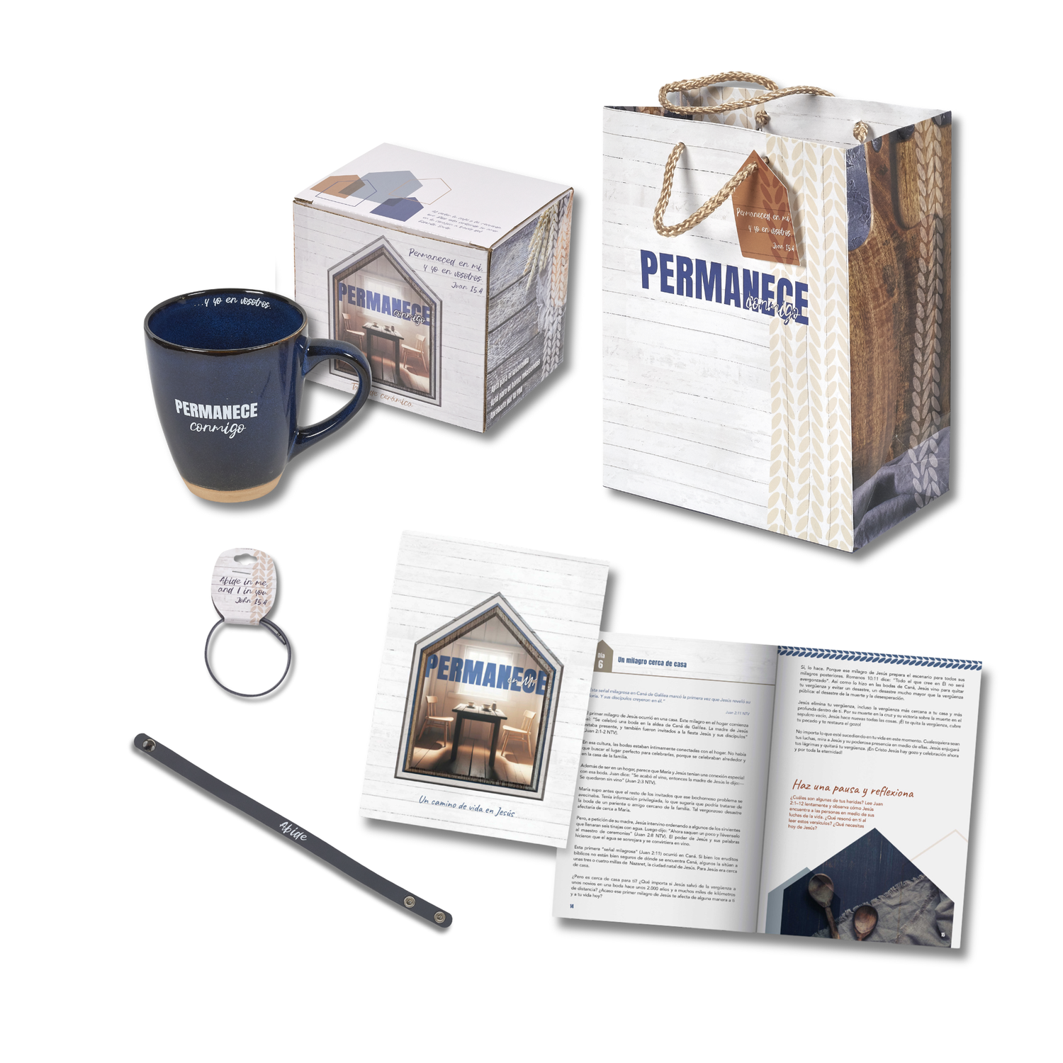 SPANISH Deluxe Devotion Gift Set - Abide with Me
