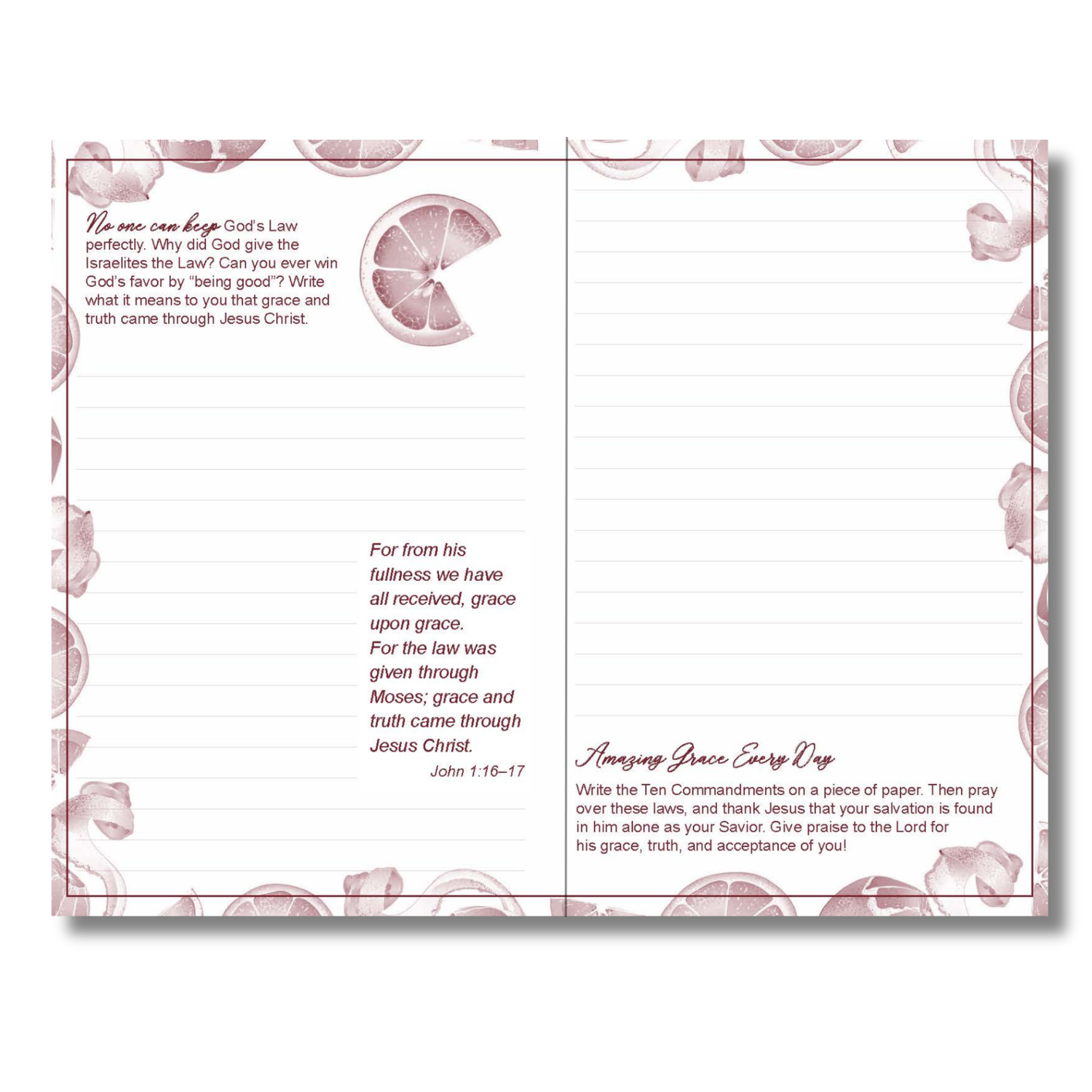 Prayer Journal - Amazing Grace for a Woman's Heart