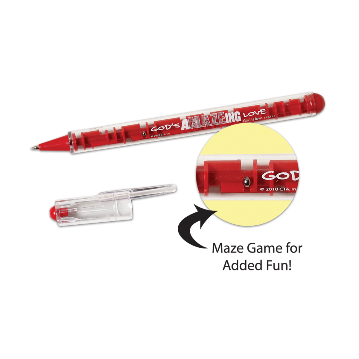Fidget Maze Ink Pen - KJV - God's aMAZEing Love