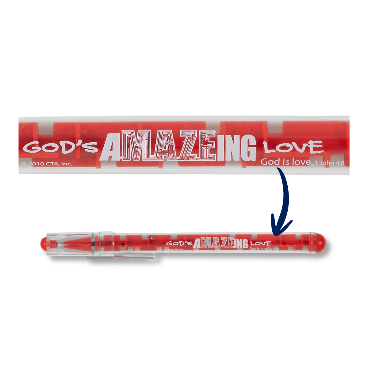 Fidget Maze Ink Pen - KJV - God's aMAZEing Love