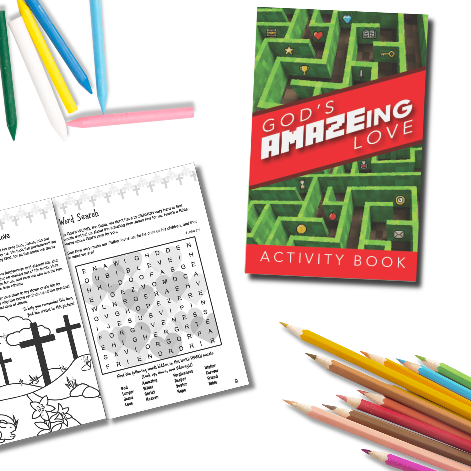 16-Page Activity Booklet - God's AMAZEing Love