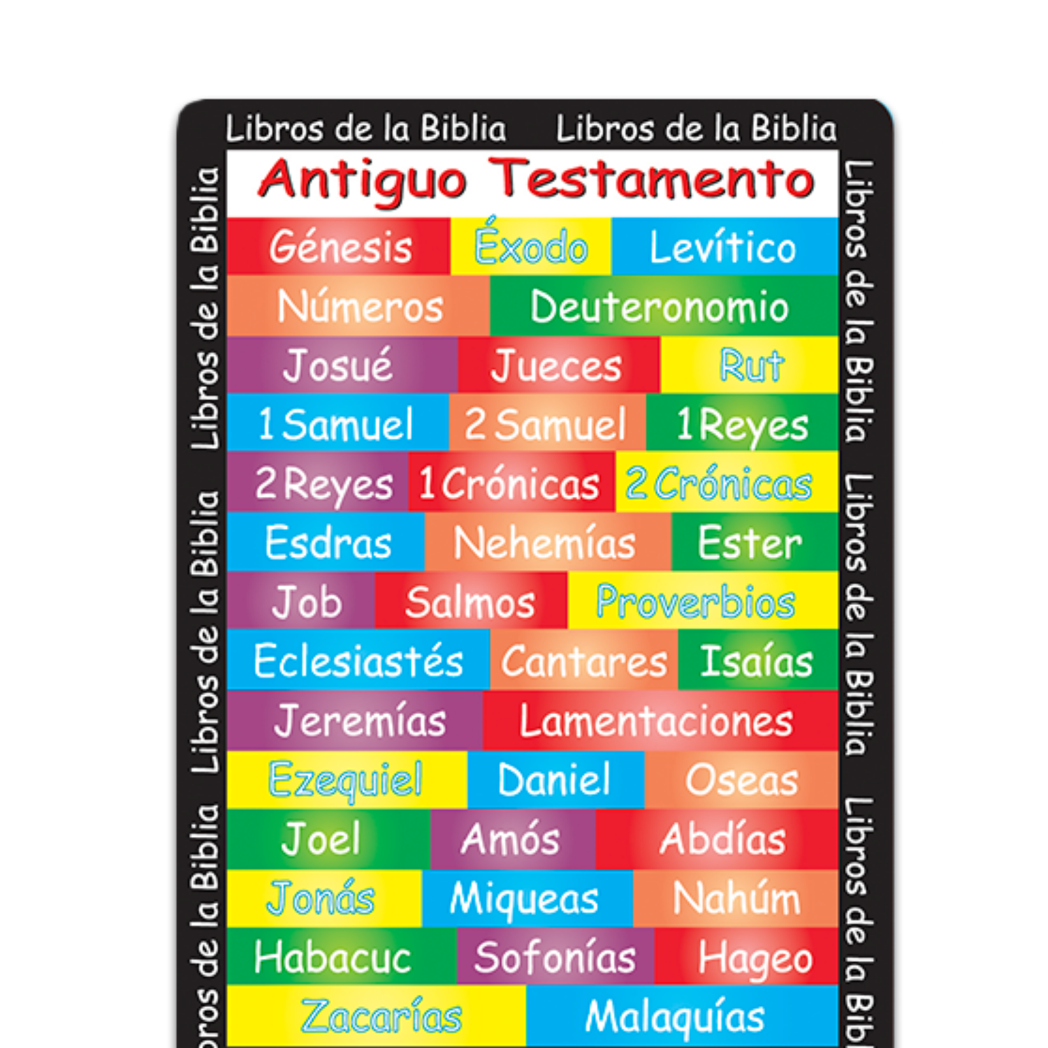3" x 7" XL Bookmark - SPANISH Books of the Bible