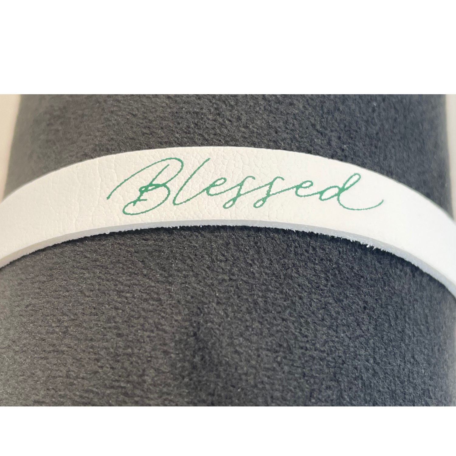 Vegan Leather Bracelet - Be Blessed