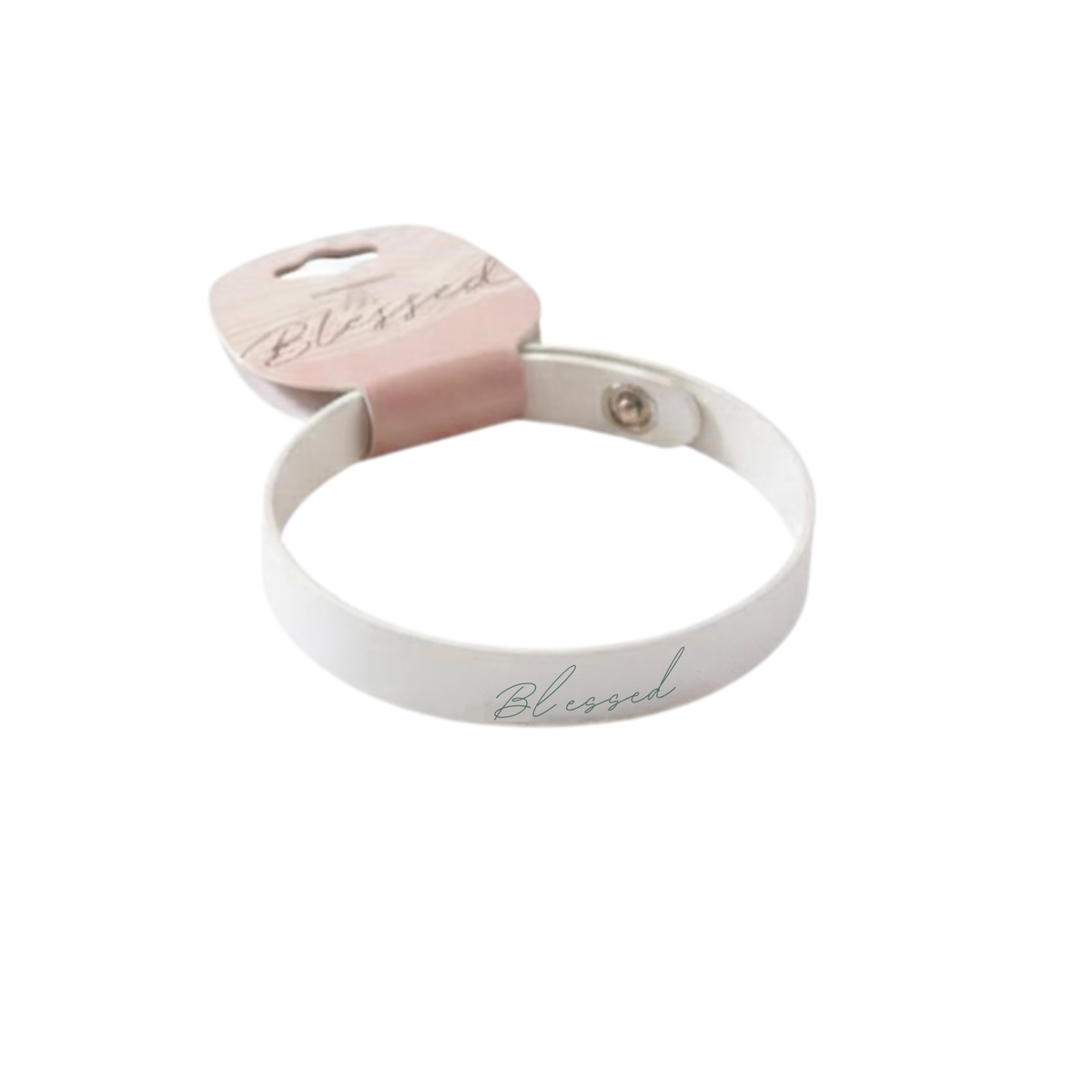 White hair clip with 'Blonde' branding on a white background by CTA Christ to All & CTA Gifts.