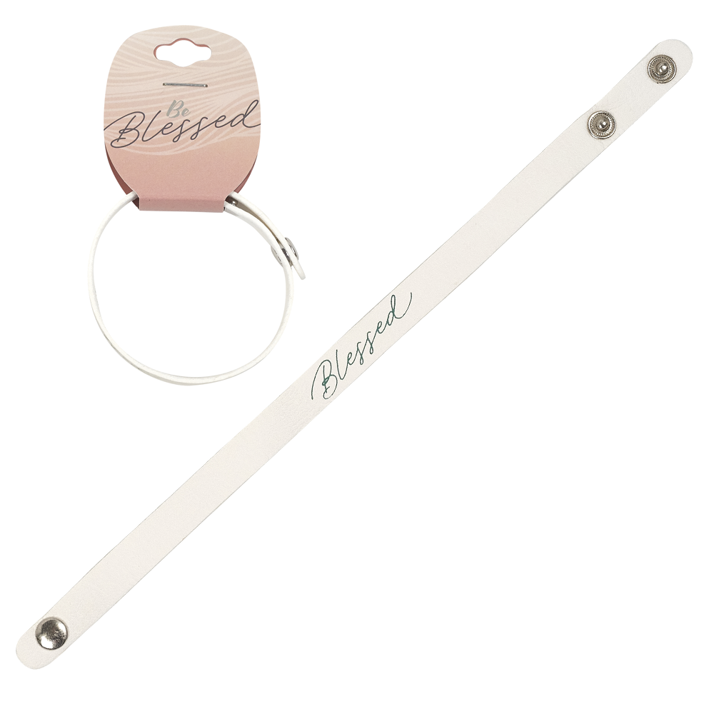 Be Blessed Microfiber Bracelet