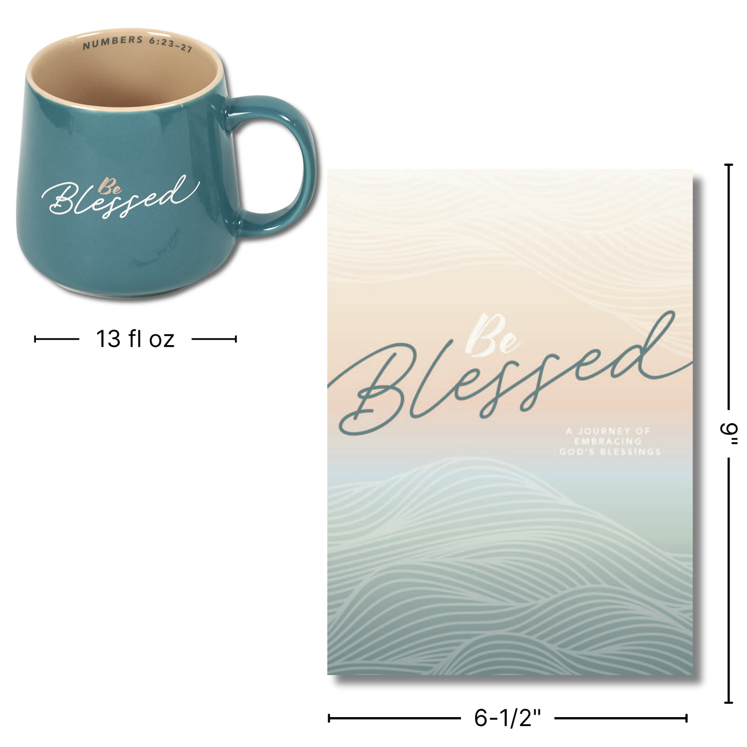 Devotional Journal & Mug Gift Set - Be Blessed