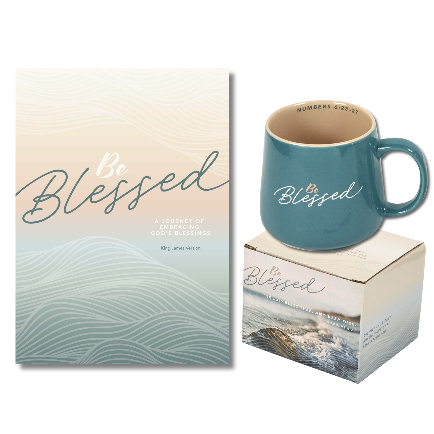 KJV Devotional Journal & Mug Gift Set - Be Blessed