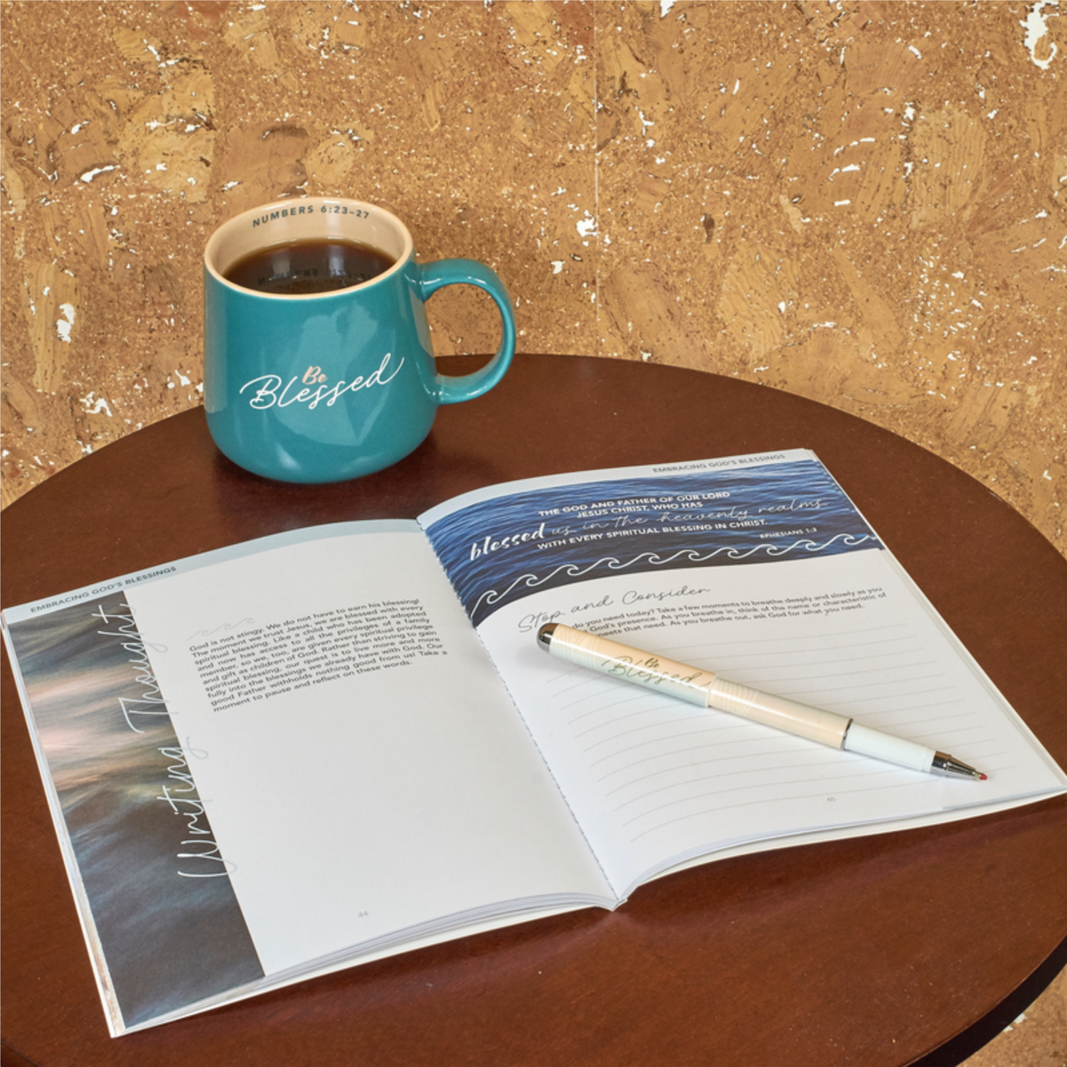 KJV Devotional Journal & Mug Gift Set - Be Blessed