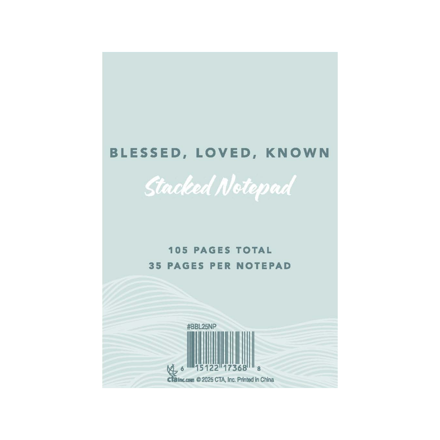 Beautiful Truths Stacked Notepad - Be Blessed