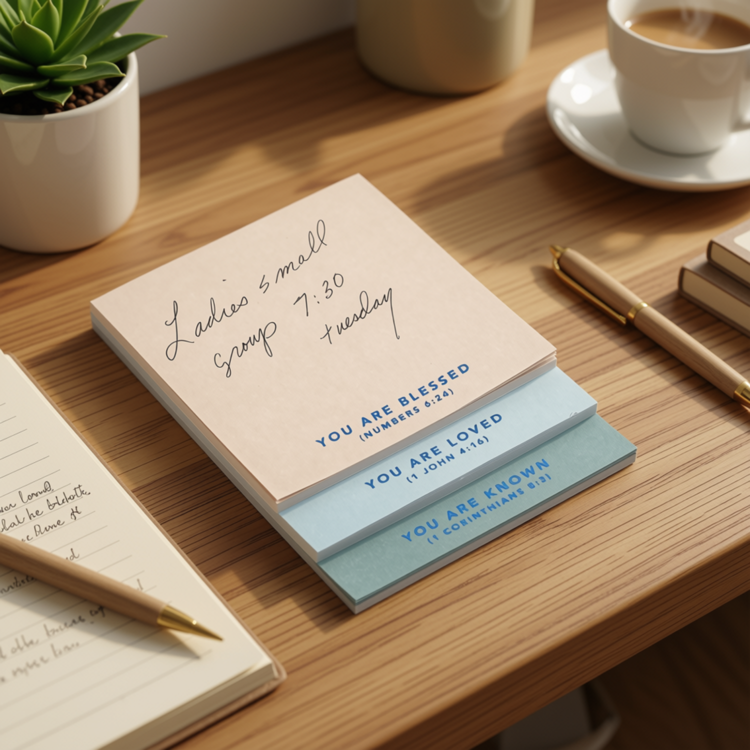 Beautiful Truths Stacked Notepad - Be Blessed