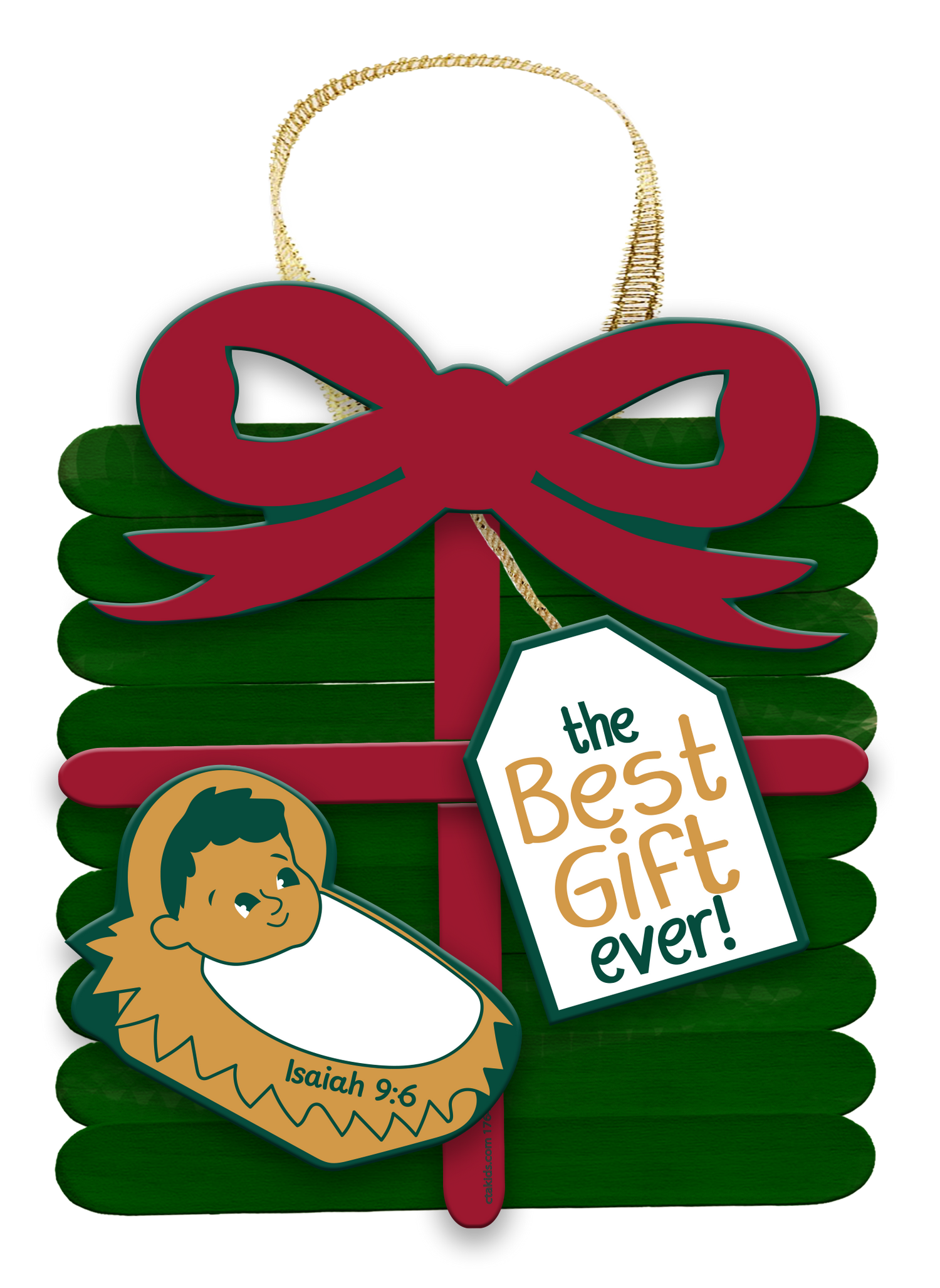 Ornament Craft Kit - The Best Gift Ever Ornament Craft Kit